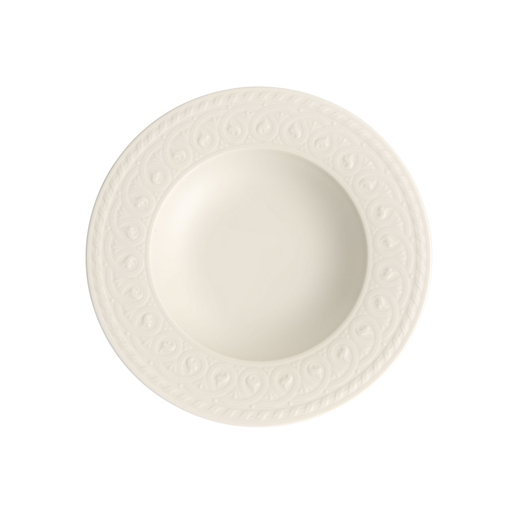 Villeroy und Boch Suppenteller - Maße: 24 x 24 x 3,6 cm / Ser.: Cellini