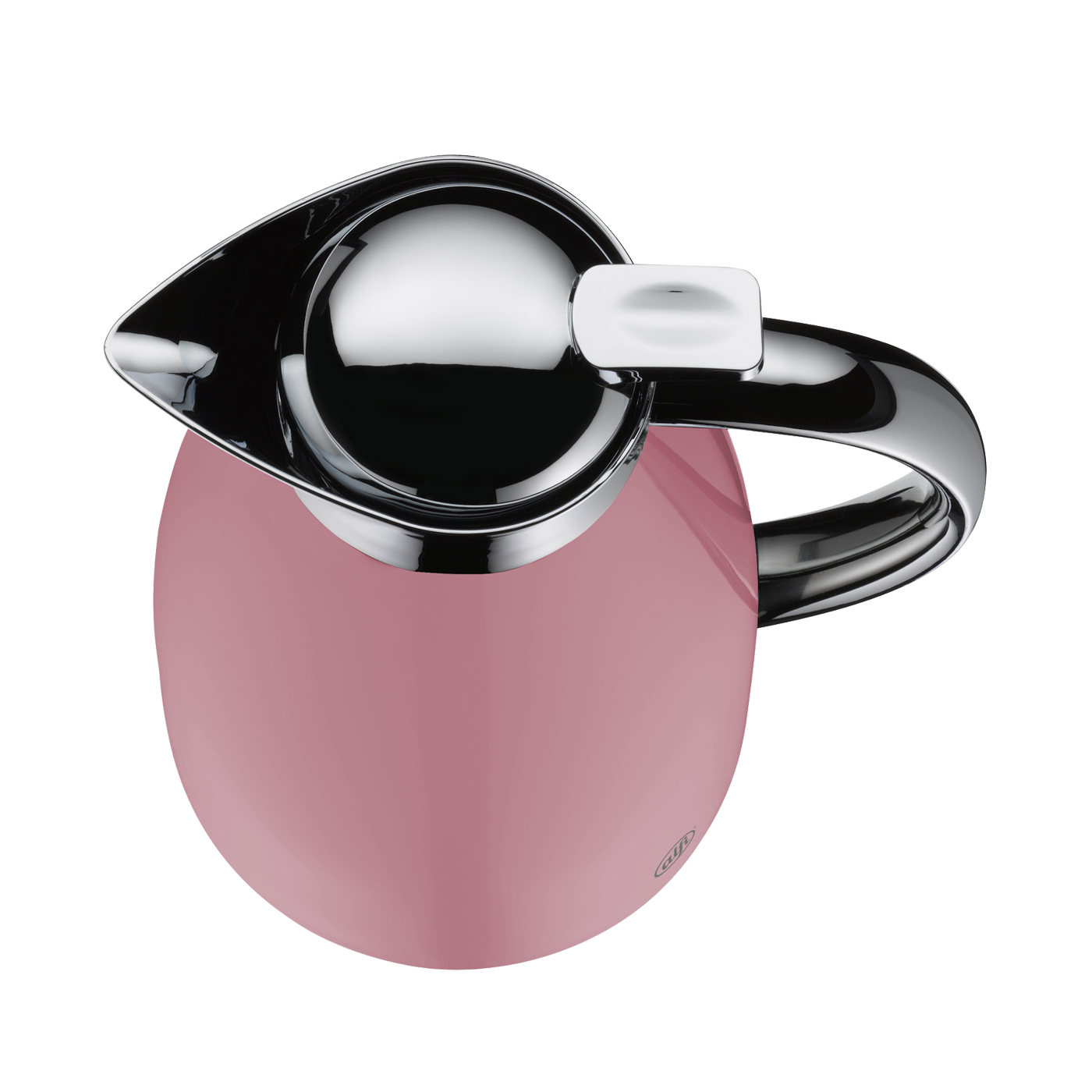 Isolierkanne Signo romantic rose mat 1,0 l; funktionaler Alltagsbegleiter; hochwertiger Edelstahl mit Hartglaseinsatz; hält 12 h heiß