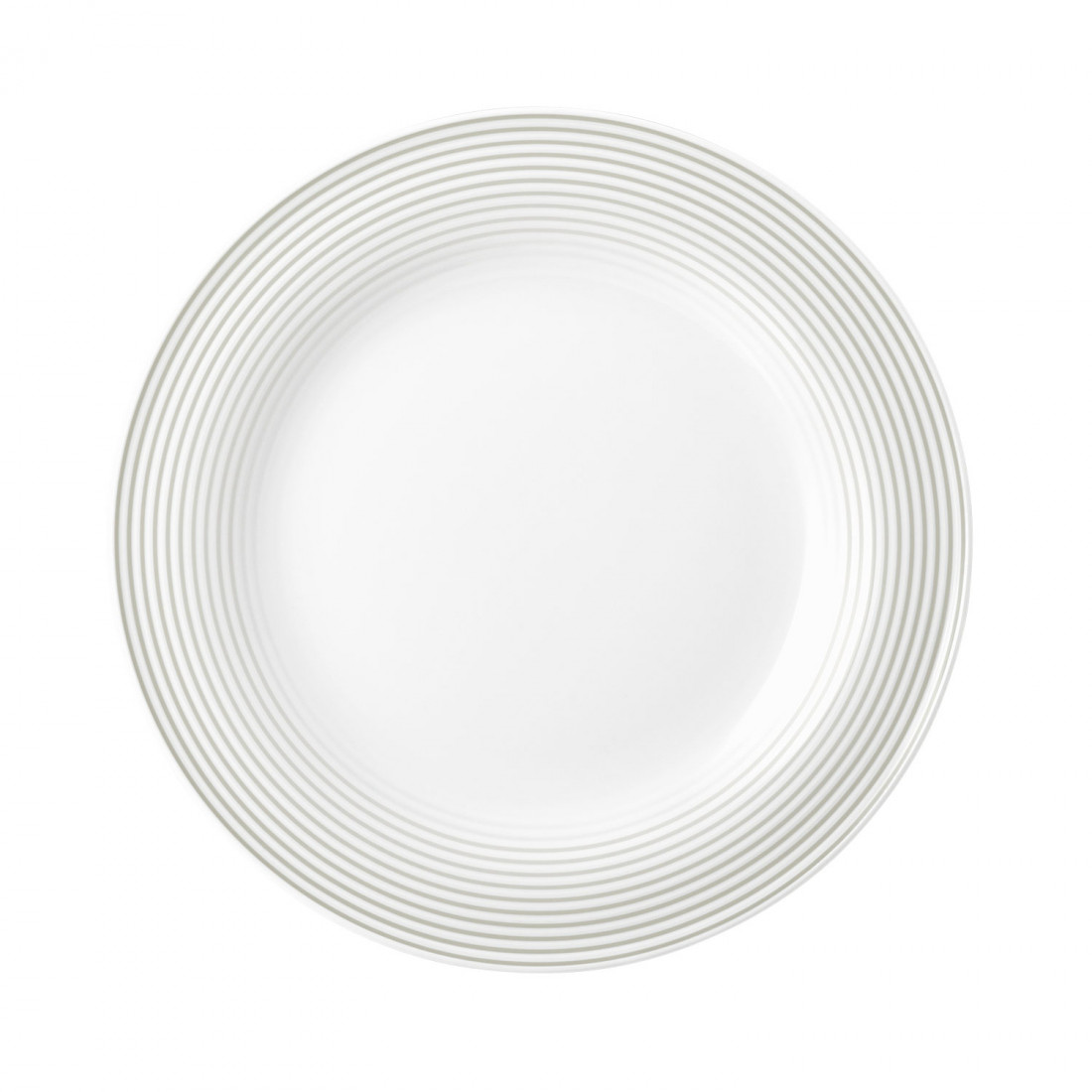 Seltmann Teller flach 23 cm, Form: Blues, Dekor: 57718 Perlgrau