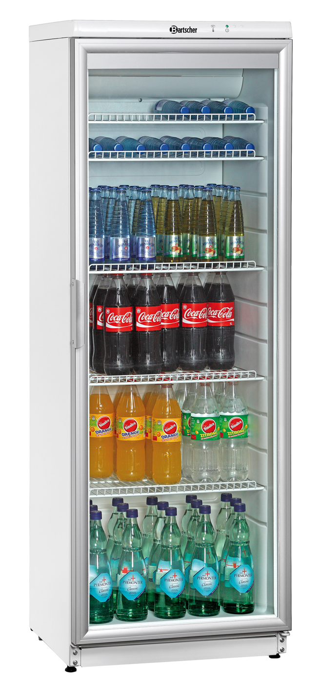 Bartscher Flaschenkühlschrank 320LN | Innenbeleuchtung: Ja | Maße: 60 x 60 x 1730 cm. Gewicht: 67 kg