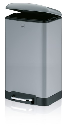 KELA Treteimer Davino Edelstahl hellgrau Silent Close 35,0x33,0x62,0cm 30,0l