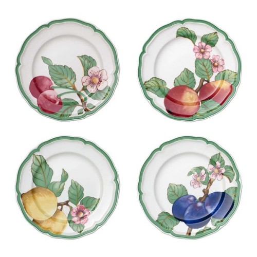 Villeroy & Boch French Garden Modern Fruits Frühstücksteller Set4-teilig