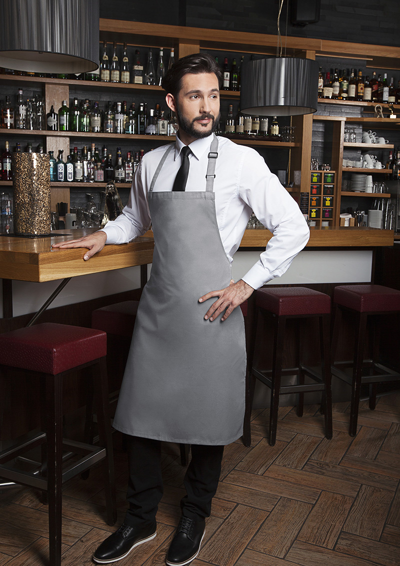 Latzschürze Basic mit Schnalle - Maße: 75 x 90 cm (Breite x Länge)