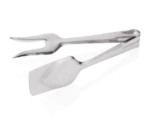 Servierzange. Chromnickelstahl.