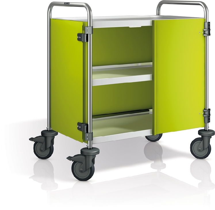 Blanco Verkleidung 3-seitig für Servierwagen limette Pantone 382 C