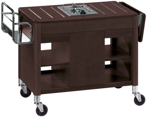 ETERNASOLID® Flambierwagen DRAGON - Wengé, einflammig