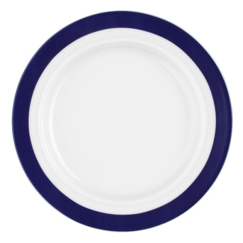 Seltmann Teller flach 20 cm, Form: Vitalis, Dekor: 34708 blaues Band