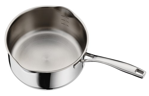 KELA Stielkasserolle Flavoria Edelstahl 18/10 silber glänzend 10,0cm 20,0cmØ 2,6l