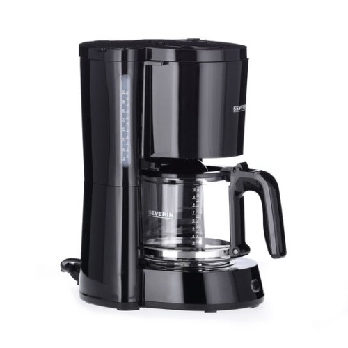 Severin Filterkaffeemaschine "TYPE", ca. 1000 W, bis 10 Tassen, beidseitige Wasserstandsanzeige, automatische Abschaltung