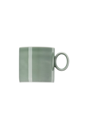 Thomas Becher mit Henkel Loft by Rosenthal Colour - Moss Green aus Porzellan