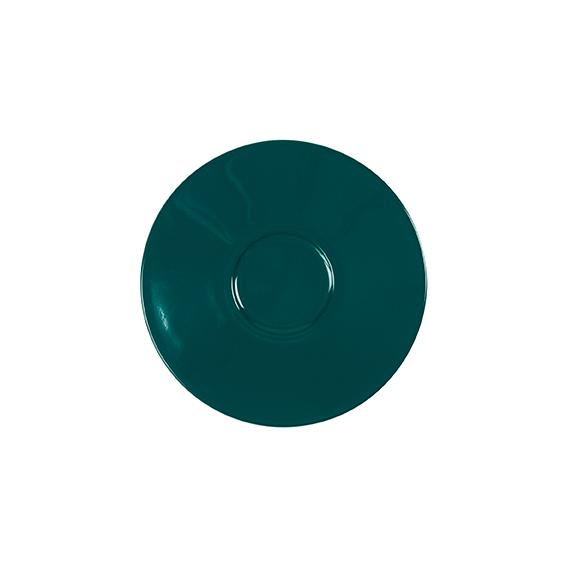 Untertasse 16 cm - Form: Table Selection - Dekor 79933 türkisgrün - aus Porzellan. Hersteller: