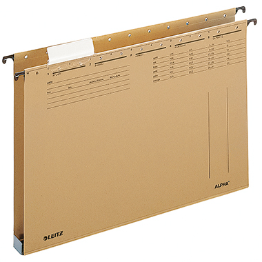 Leitz Hängesammler ALPHA® DIN A4 28mm Natronkarton, recycelt naturbraun