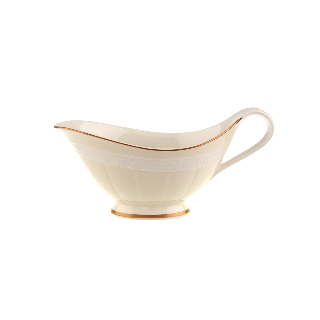 Villeroy und Boch Sauciere-Oberteil - Maße: 21,4 x 11 x 10,4 cm / Ser.: Ivoire