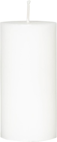 Duni Stumpenkerzen 100 x Ø 50 mm 17 Std. Weiß, 12 Stk/Krt (12 x 1 Stk)