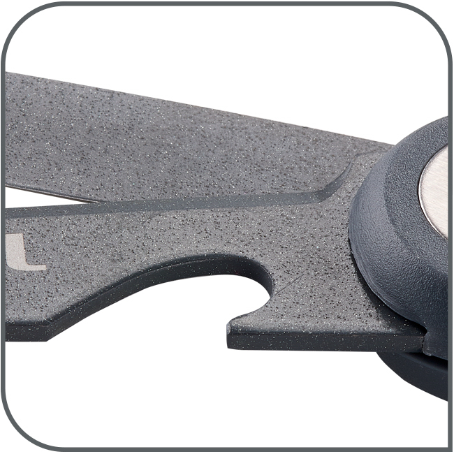 TEFAL FRESH KITCHEN 3-IN-1-SCHERE Multifunktionsschere, Integrierter Flaschenöffner und Nussknacker, Ergonomischer Soft-Touch-Griff,