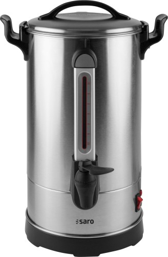 SARO Kaffeemaschine mit Rundfilter Modell CAPPONO 100 - Material: (Gehäuse und Filterkorb) Edelstahl - Doppelwandiges Gehäuse gewährleistet