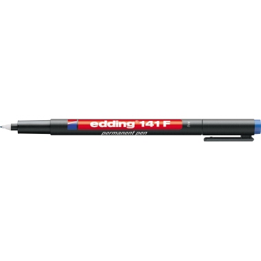 edding Folienstift 141 F 0,6mm blau nicht dokumentenecht