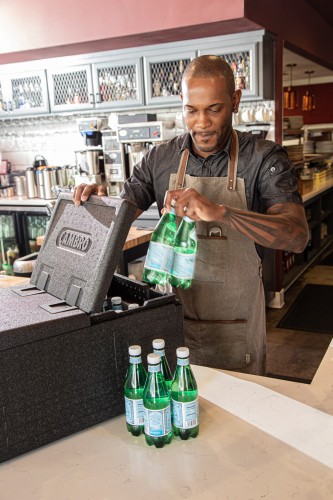 Cam GoBox Klappdeckel für Standard GN1/1 EPP Toplader von Cambro