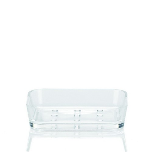 Kela Seifenschale Kristall PS-Kunststoff transparent 12x9x3cm