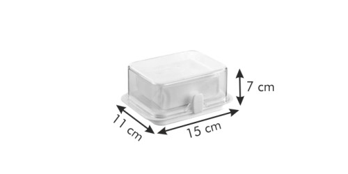 Gesunde Kühlschrank-Dose PURITY, Butterdose