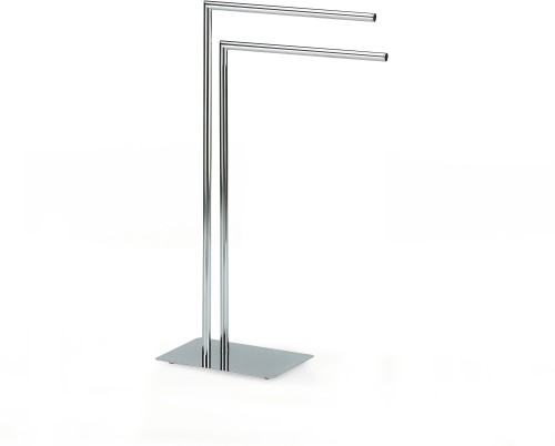Kela Handtuchhalter Style Metall verchromt 30x20x81cm In stilvoller Haltung: der Handtuchhalter STYLE aus verchromtem Metall. Das