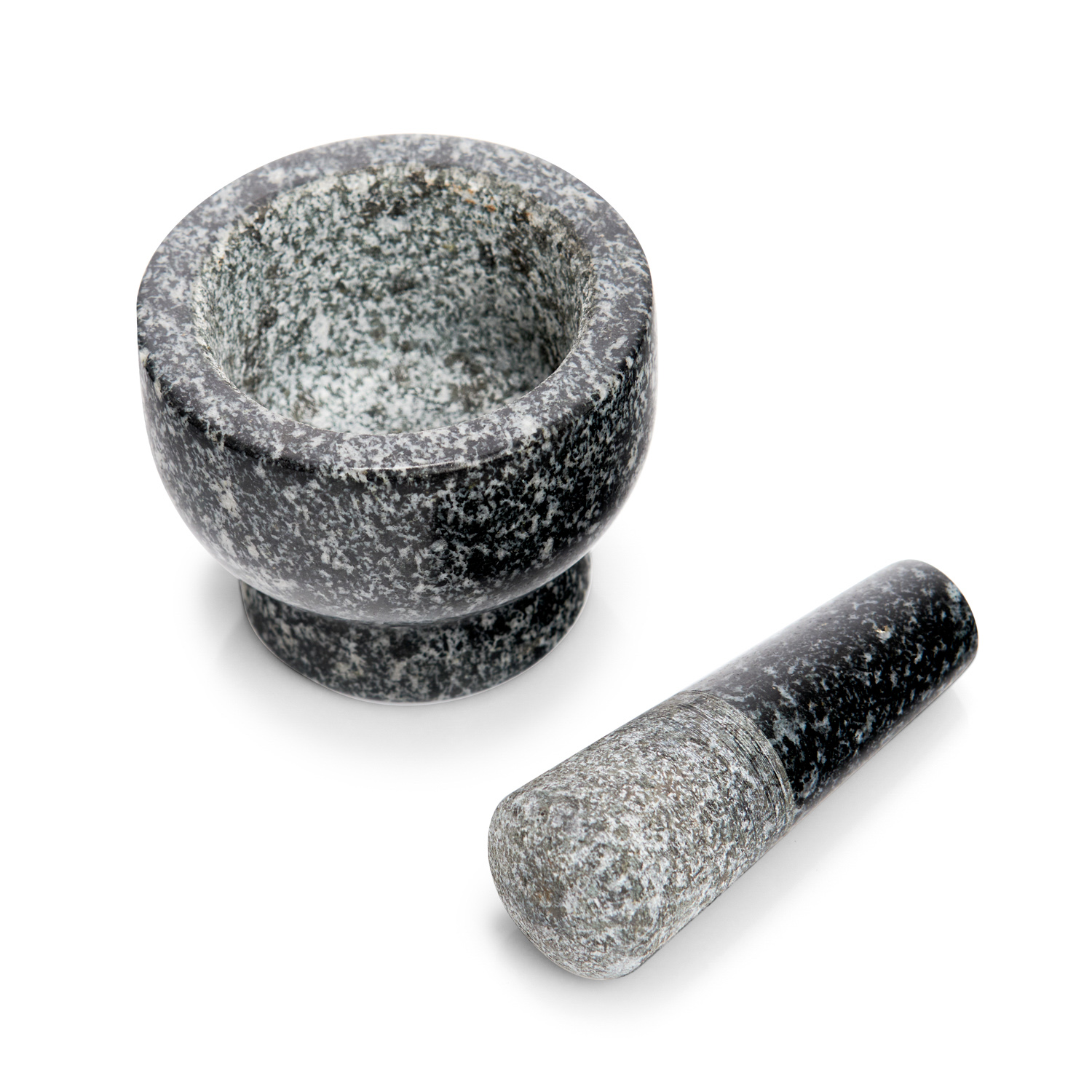 Mörser & Stößel-Set, Granit, Ø9x6,5 cm. Farbe: anthrazit. Fassungsvermögen: 70 ml. Dieses hochwertige Mörser & Stößel-Set wurde aus Granit