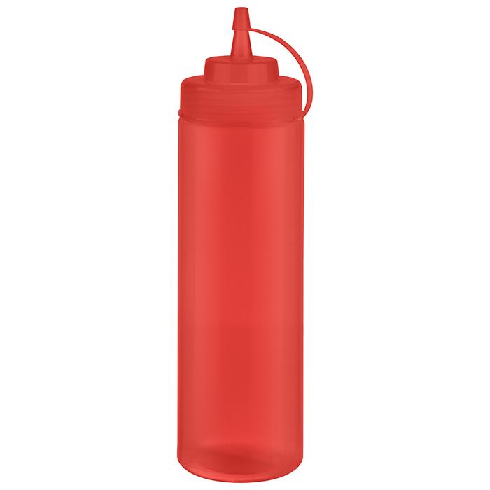 APS Quetschflasche, 6er Set Ø 7 cm, H: 26,5 cm, 760 ml Polyethylen, rot