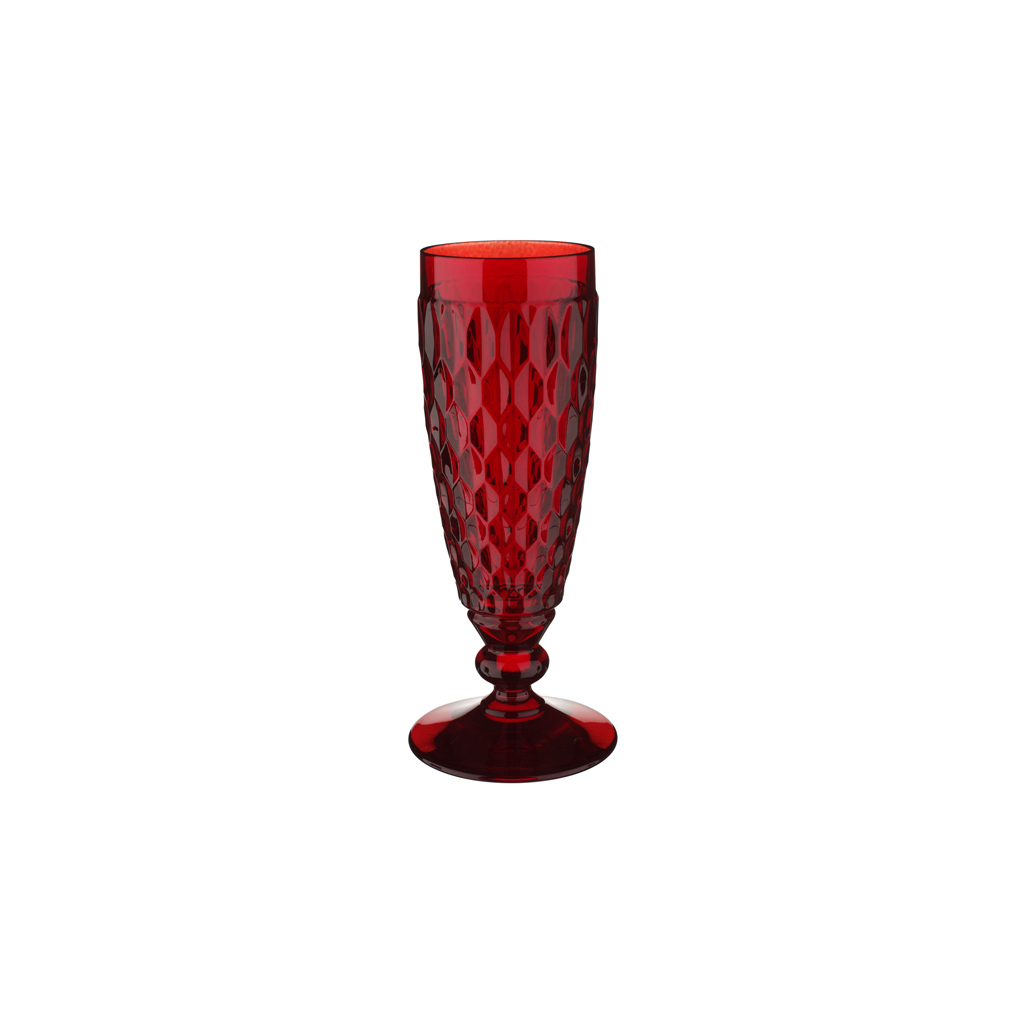 Villeroy und Boch Sektglas red - Maße: H: 16,3 cm / Inh.: 70 L / Ser.: Boston coloured