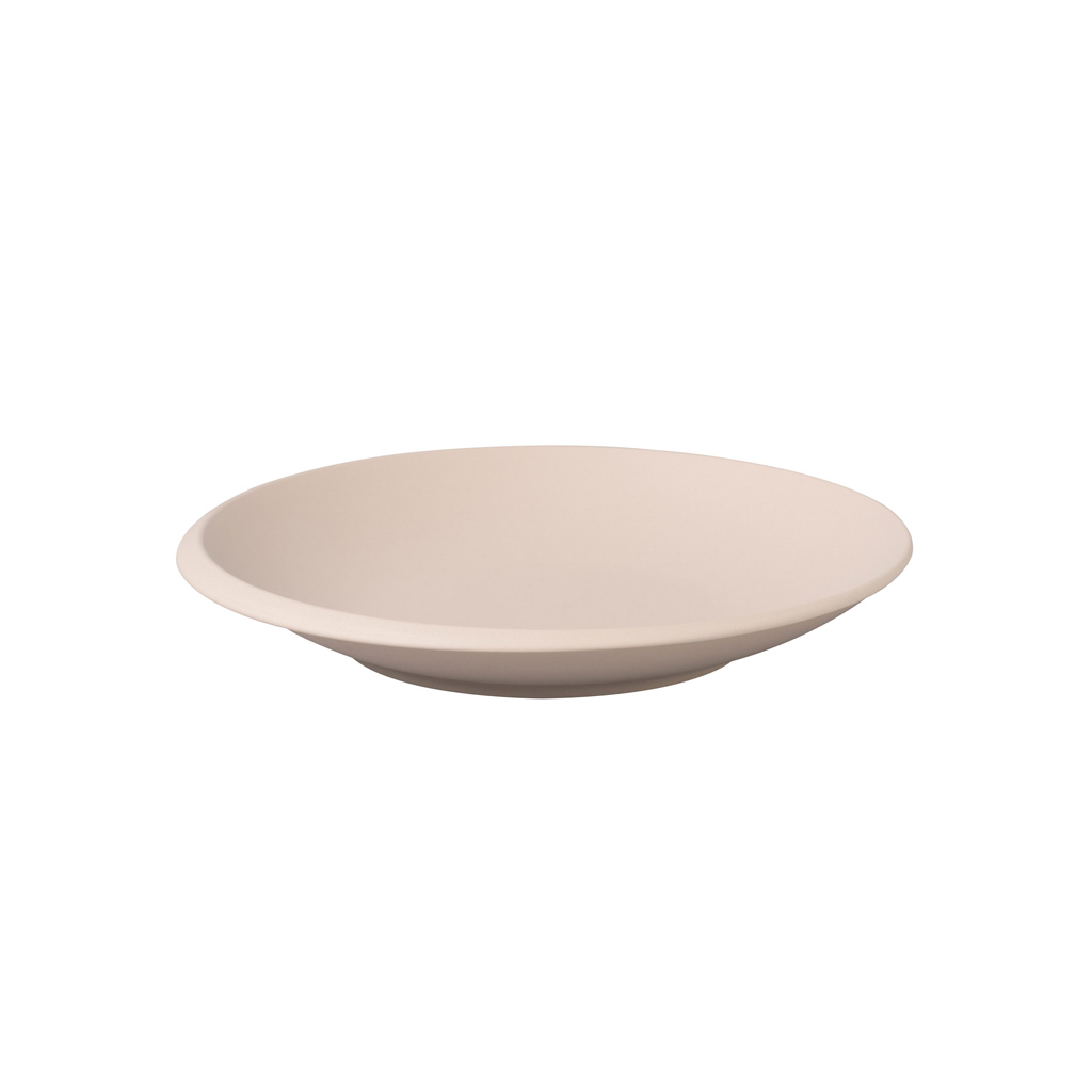 Villeroy und Boch Schale flach - Maße: 25 x 25 x 4 cm / Inh.: 250 L / Ser.: NewMoon Beige