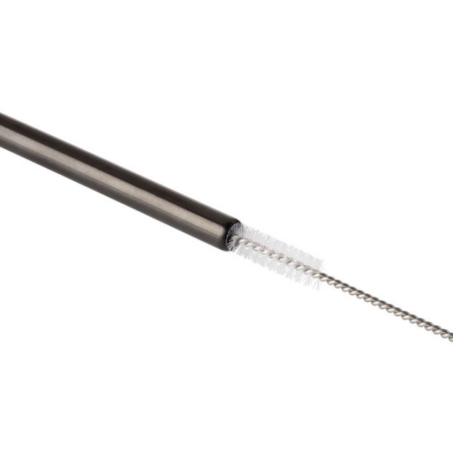 APS Ersatzbürste, Ø 8 mm, Länge: 20 cm, Edelstahl, passend für APS Trinkhalme, aus Edelstahl