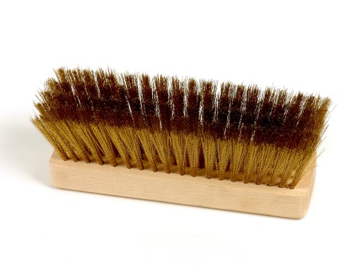 SARO Ersatzbürste Modell B-200 Made in Europe - Proffessionelle Bürste mit Messingborsten - Material: Holz und Messing - Abm.: 200 x 66 x