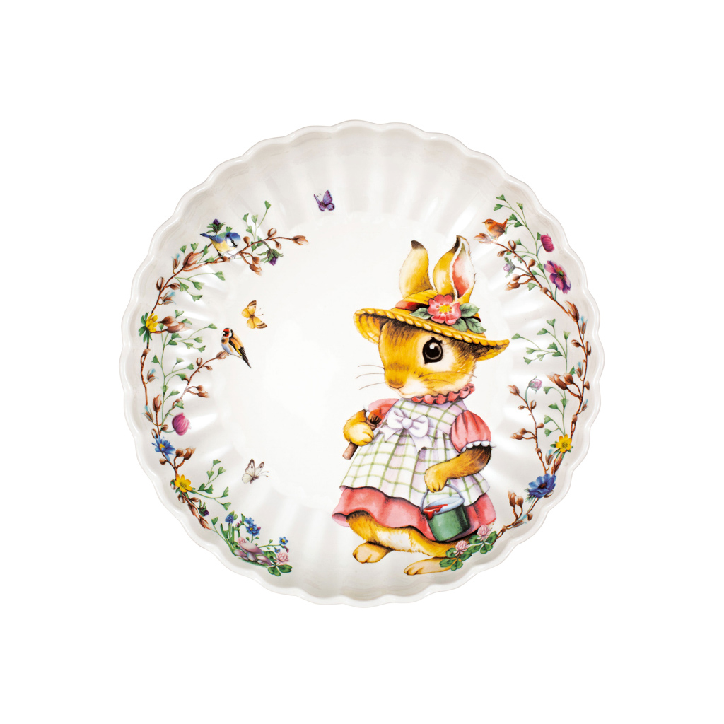 Villeroy und Boch Schale mittel, Anna - Maße: 23,5 x 23,5 x 4,5 cm / Inh.: 236 L / Ser.: Spring Fantasy
