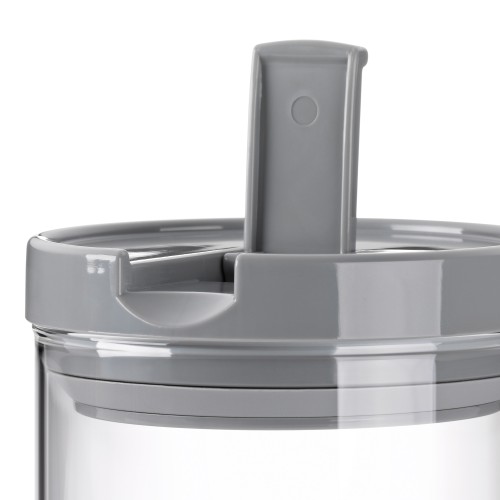 KELA Vorratsdose Arik Glas hellgrau 11,0cm 10,5cmØ 600,0ml