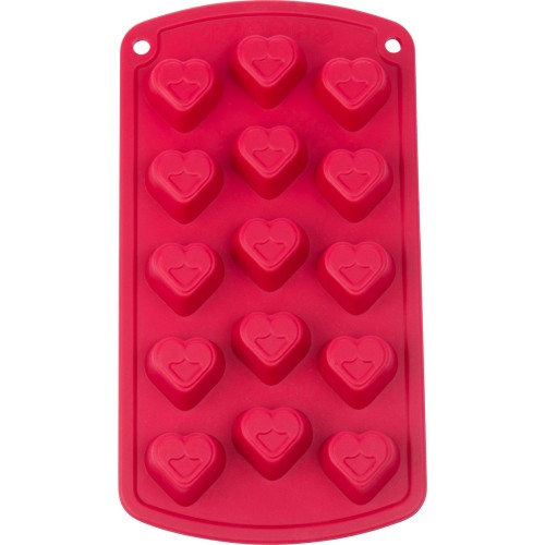 Westmark Silikon-Pralinenform »Herz«, rot