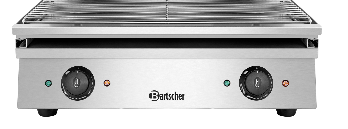 Bartscher Lift-Salamander 600-2Z |Fettauffangbehälter: Ja | Maße: 60 x 54 x 53,0 cm.Gewicht: 47,7 kg