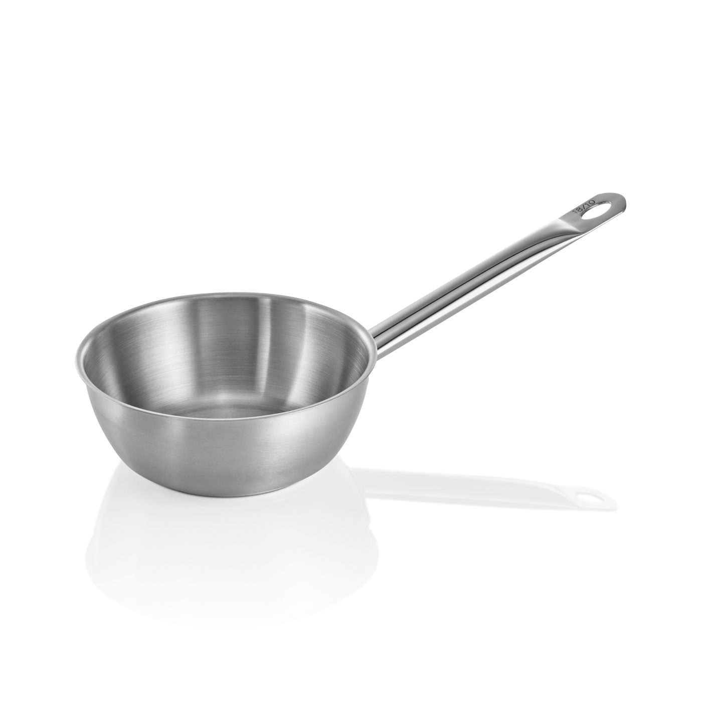 Sauteuse Cookware 21, Ø 16 cm, mit Schüttrand, Chromnickelstahl 18/10