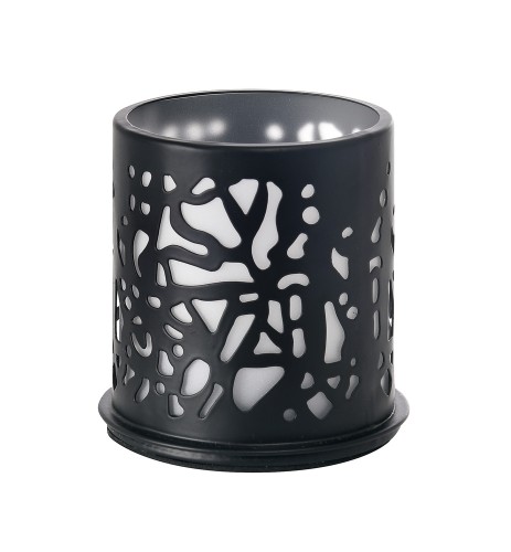 DUNI Kerzenhalter Twine 75 x 75 mm, schwarz, Metall