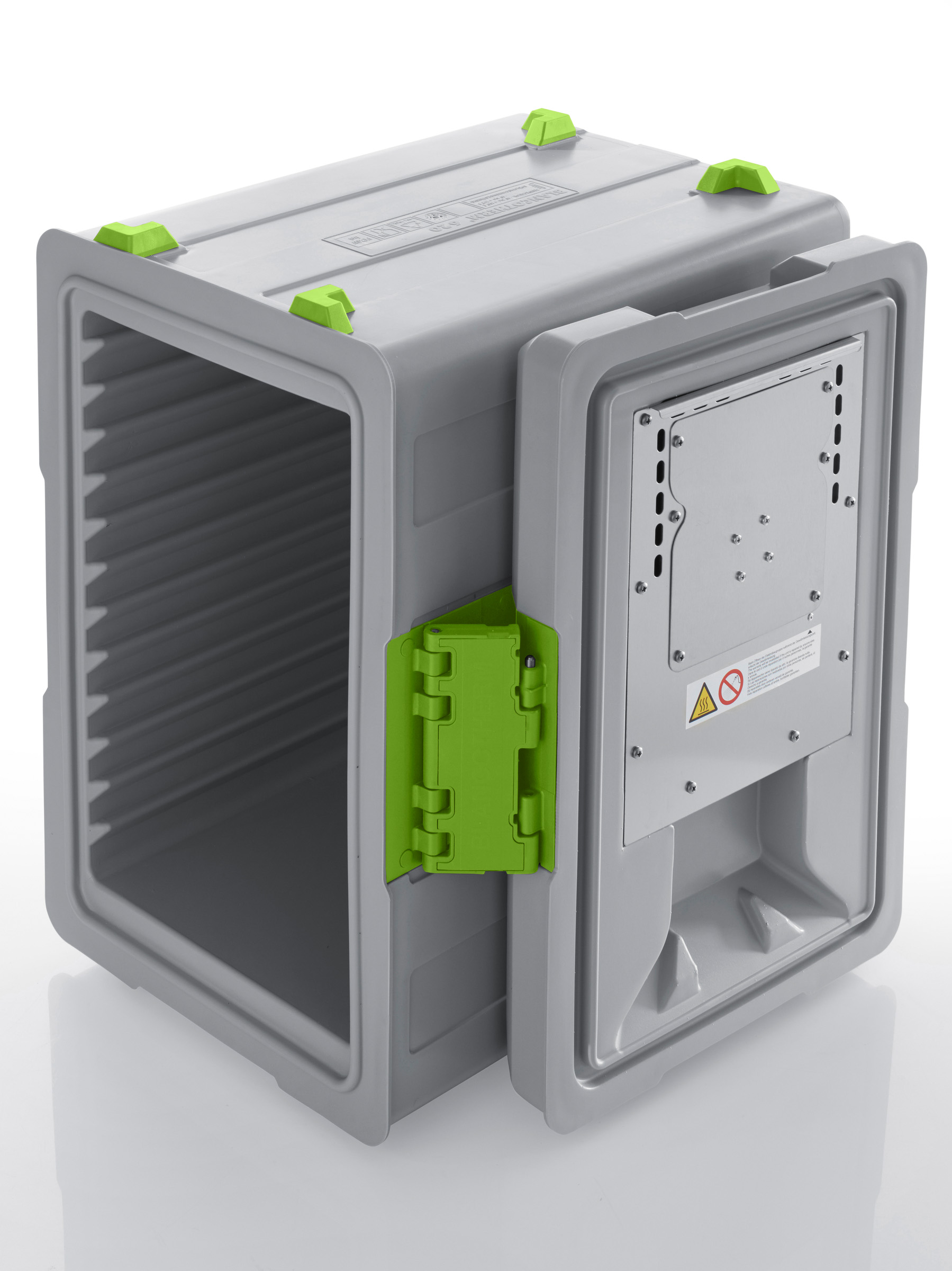 BLANCO BLANCOTHERM 620 KBRUH, Speisentransportbehälter aus Kunststoff, umluftbeheizt, mit digitalem Temperaturregler zur