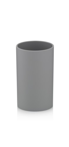 KELA Becher Gray ABS-Kunststoff hellgrau 11,5cm 6,5cmØ