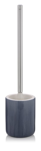 Wc-Garnitur Ava Keramik rauchblau 45,0 cm 10,0 cm von Kela