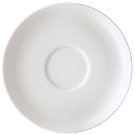 Kaffeeuntertasse 14 cm Form Weiß 1382