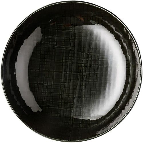 Mesh Colours Forest (Dunkelgrün) von Rosenthal, Teller tief 21 cm, aus Porzellan