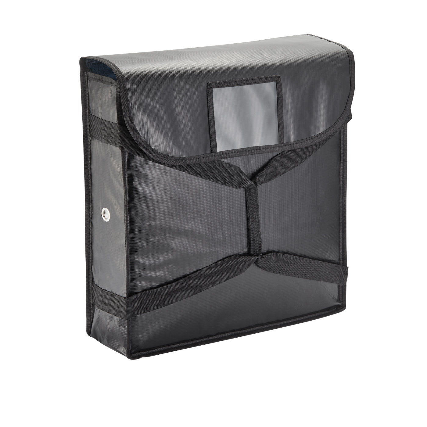 Isoliertasche, für 2 Pizzen, 51 x 51 x 11 cm, schwarz, Kunststoff Für 2 Pizzen bis 45 cm , Farbe: schwarz