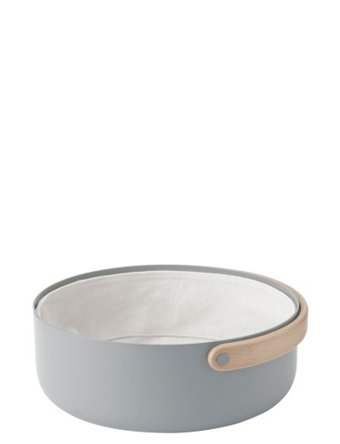 Emma Brotkorb grey - Maße: 22,5 x 23 x 8 cm - von Stelton