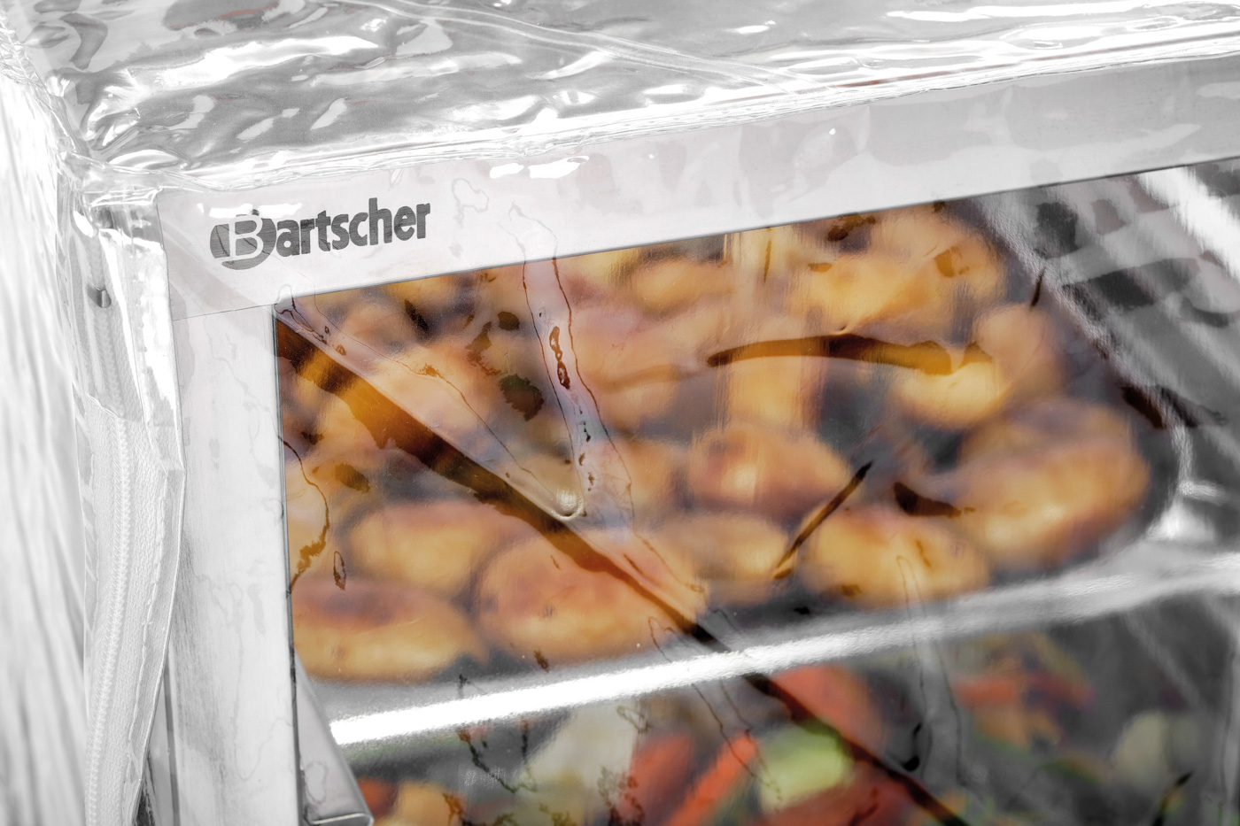 Bartscher Abdeckhaube AGN700-1/1 | Ausgelegt für:Gastronormwagen AGN700-1/1 | Maße: 46,5 x 63,5 x86,0 cm. Gewicht: 0,46 kg