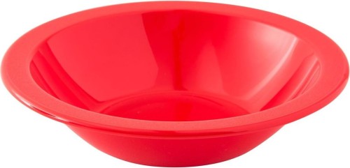 Roltex Teller in tiefer Ausführung mit 280 ml Füllvermögen, BPA-frei, rot