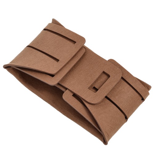 Aufbewahrungskorb, Filz, cognac. Länge: 290 mm. Breite: 160 mm. Höhe: 180 mm