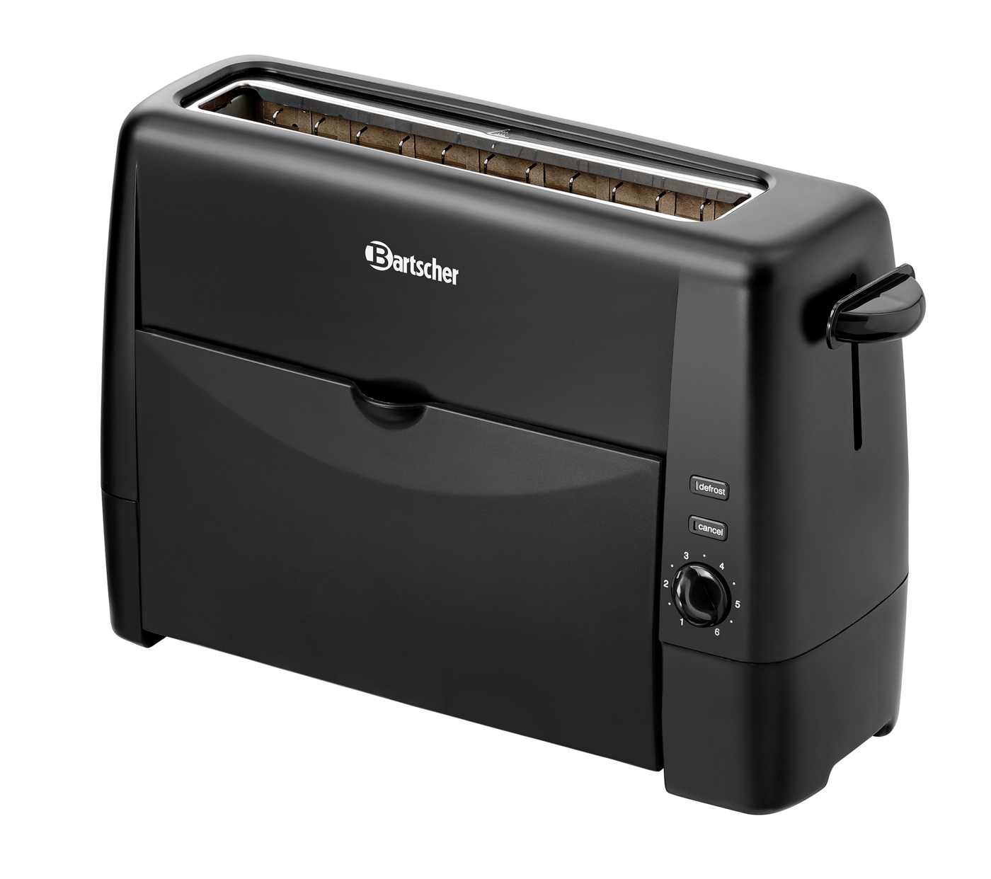 Bartscher Toaster TS20Sli | Kontrollleuchte:Auftauen | Maße: 40,5 x 15,2 x 26,8 cm. Gewicht:2,2 kg