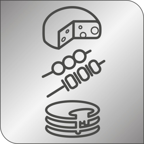 Tefal Raclette Store'In [Raclette, Grill und Crêpe; 8 Pfännchen; Verstauen im Gerät; antihaftbeschichtet; spülmaschinengeeignet;