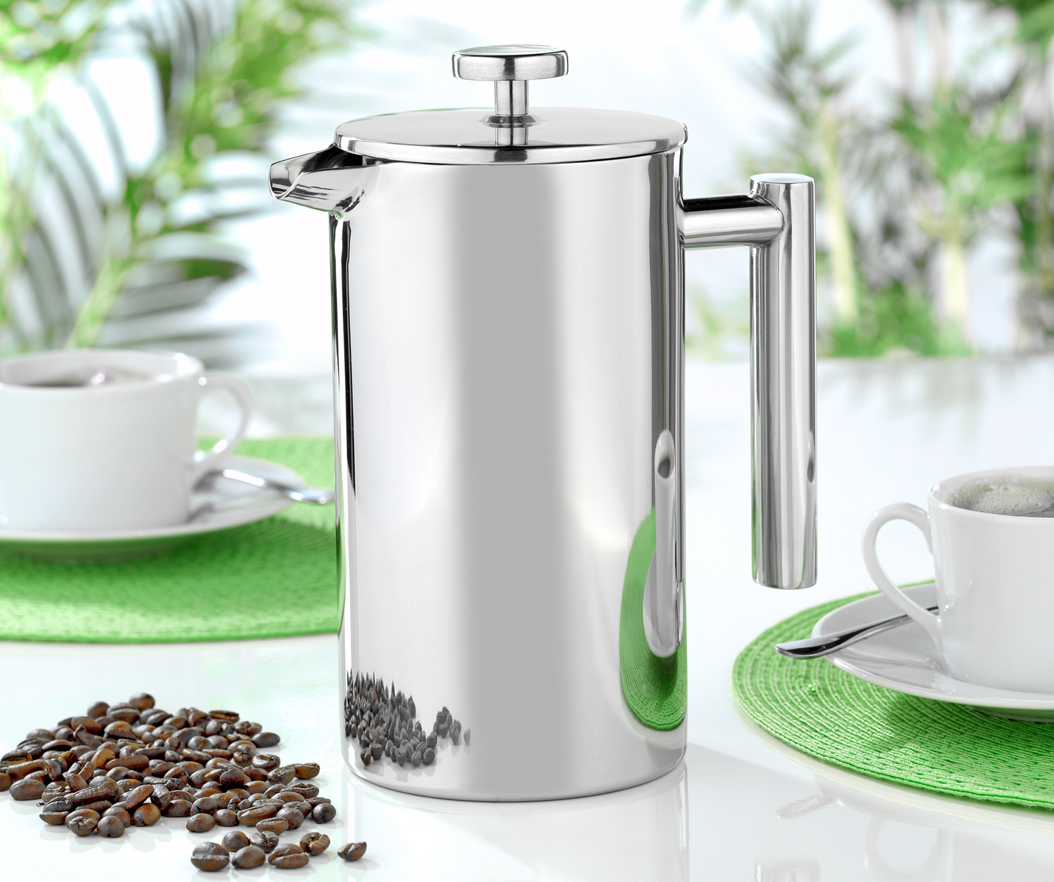 Kaffeebereiter OXFORD, von caterado, Edelstahl